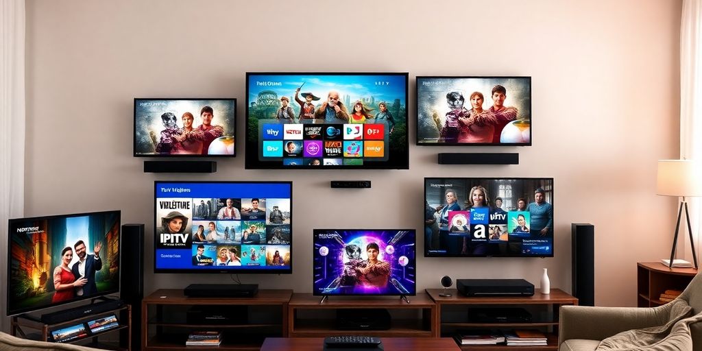 Ecrane TV cu opțiuni IPTV variate pentru 2024.