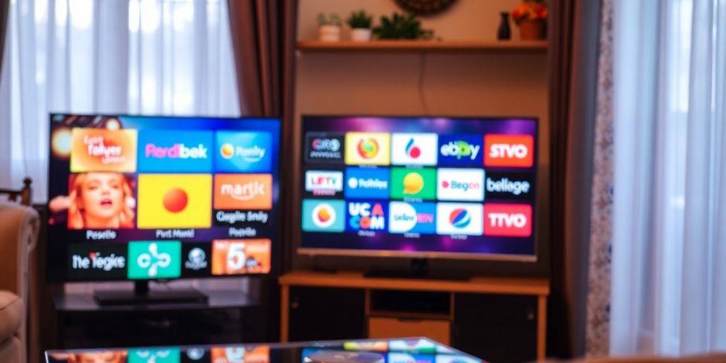 Set de televizor cu canale românești IPTV.